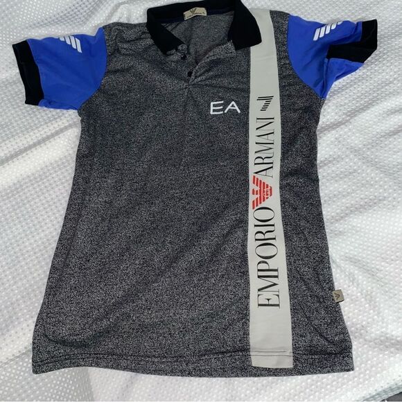 Giorgio Armani ‘Armani Emporium’ polo tee size XL youth fits women’s small - Picture 1 of 5